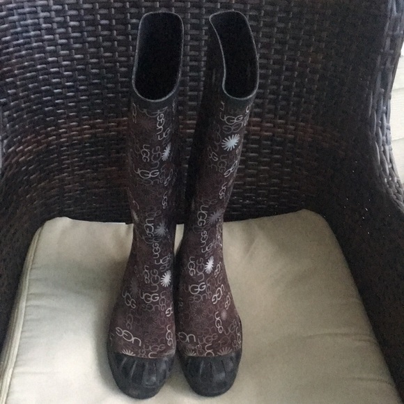 UGG Monogram Logo Rainboots! - Picture 4 of 15